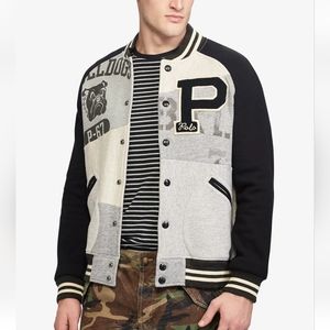 NWT Polo Ralph Lauren Bronx NYC Patchwork Varsity Jacket